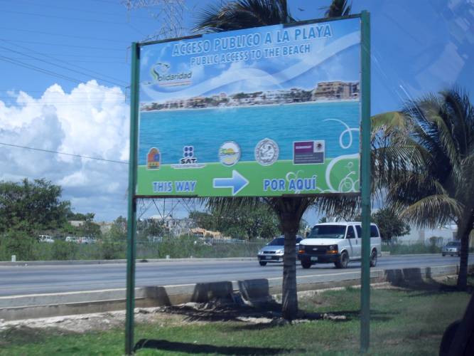 Anuncian acceso a playa para Puerto Aventuras