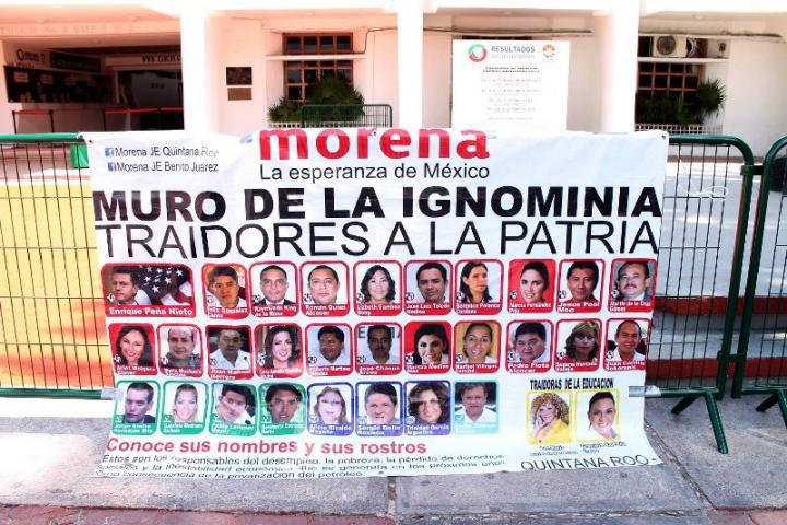 Legisladores Quintanarroenses, al «MURO DE LA IGNOMINIA» por aumento al IVA