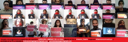 Escalan protestas por reportero desaparecido en Veracruz