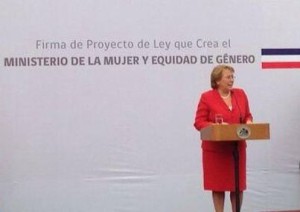 Bachelet firmó proyecto de ley que crea Ministerio de la Mujer y Equidad de Género