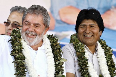 Evo Morales y Lula inauguran seminario sobre el cambio climático en Bolivia