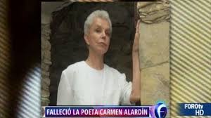 Muere la poeta mexicana Carmen Alardí­n, Premio Xavier Villaurrutia