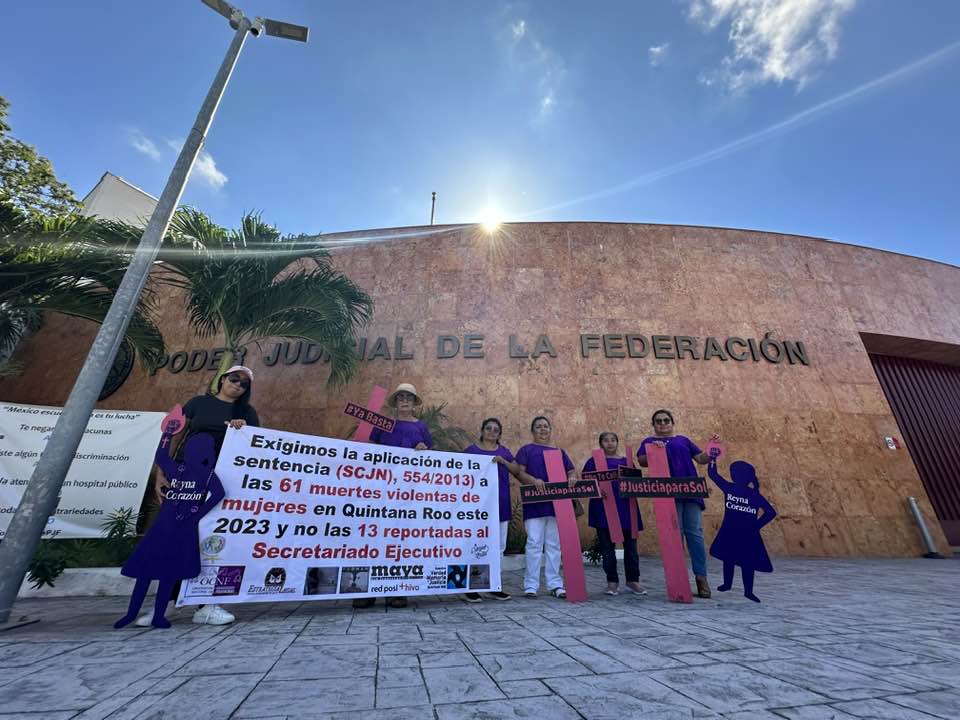Se visibilizó la violencia feminicida en Cancún