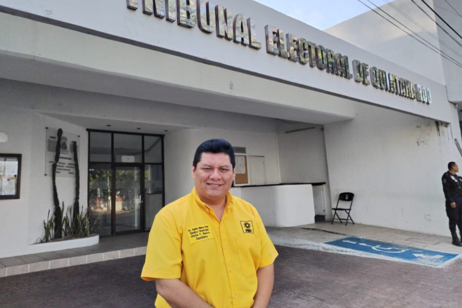 La autoridad electoral responde a los intereses del gobierno en turno, afirma Andrés Blanco, candidato del PRD a sindico en Othón. P. Blanco